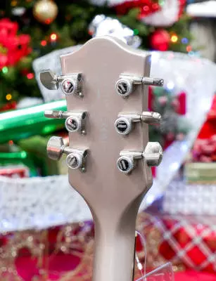 Gretsch Guitars - G6118T Players Edition Anniversary Hollow Body with String-Thru Bigsby - Two-Tone Copper Metallic/Sahara Metallic 2